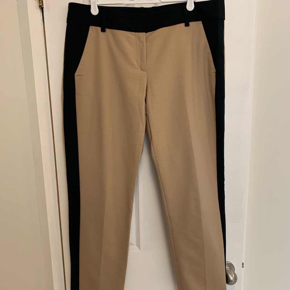 Ann Taylor Tan and Black Dress Pants